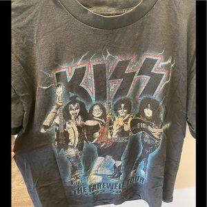 Vintage Kiss 1973-2000 Farewell Tour Shirt